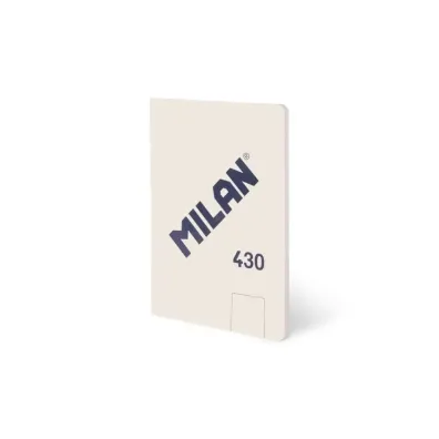 Milan Zeszyt klejony A5/48K g�adki be�owy