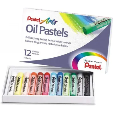 Pentel Pastele olejne 12 szt.
