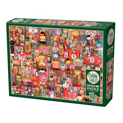 Puzzle 1000 el. Laleczki Cobble Hill