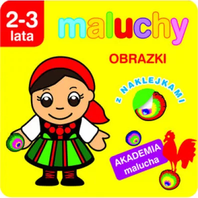 Maluchy. Obrazki z naklejkami. Akademia malucha 2-3 lata - Anna Wi�niewska