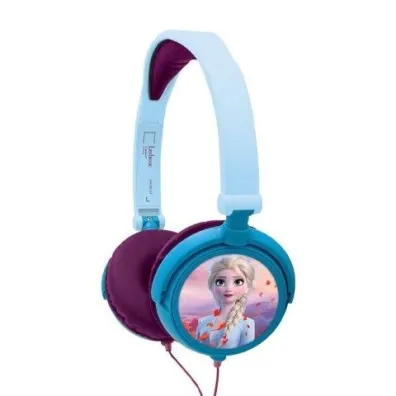 Sk�adane s�uchawki przewodowe stereo Frozen z g�o�no�ci� bezpieczn� dla dzieci Lexibook HP010FZ