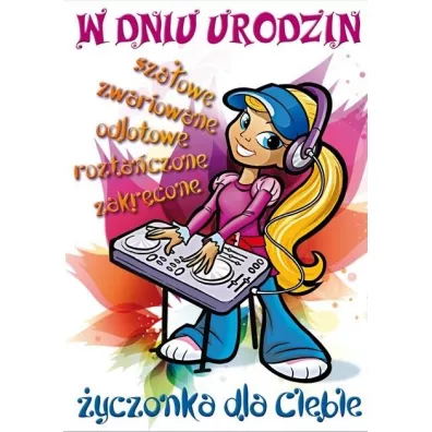 Stamp Karnet Young B6 + koperta wz�r nr 022 Urodziny