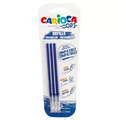 Carioca Wk�ad do d�ugopisu wymaz. Oops niebieski
