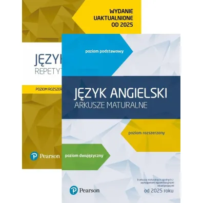 Pakiet Matura 2026: J�zyk angielski. Repetytorium maturalne. Poziom rozszerzony z materia�em podstawowym, J�zyk angielski. Arkusze maturalne. Poziom podstawowy, rozszerzony, dwuj�zyczny