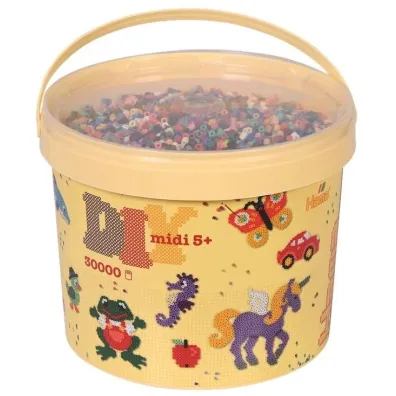 Koraliki Midi w wiaderku 30000el Hama