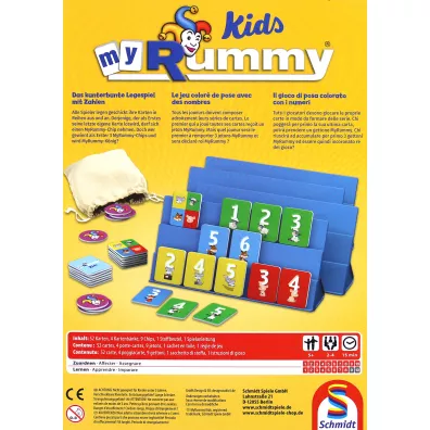 Gra Rummy Kids wersja dla dzieci Schmidt Spiele-Gry