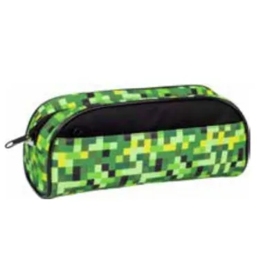 Happy Color Pi�rnik saszetka z 2 zamkami PIXI green