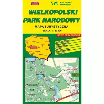 Wielkopolski PN 1:22 400 mapa turystyczna PI�TKA