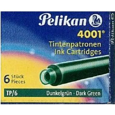 Pelikan Naboje kr�tkie zielone 6 szt.