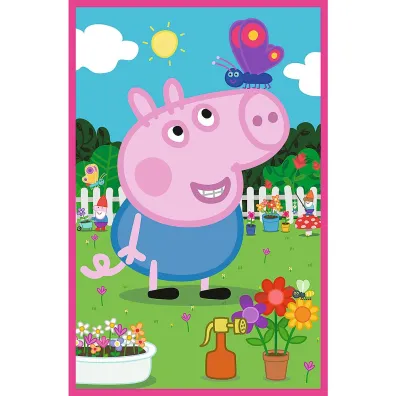 Puzzle 3x50 el. Si�a przyja�ni Peppa Pig Trefl