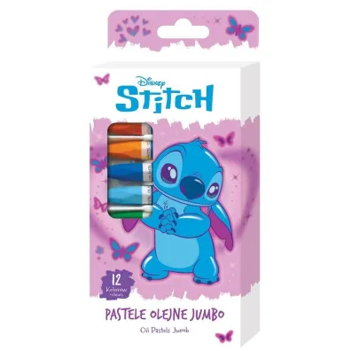 Beniamin Pastele olejne Jumbo Stitch Pink 12 kolor�w