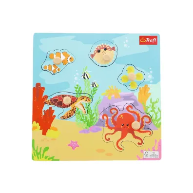 Puzzle mini drewniane Under water Trefl