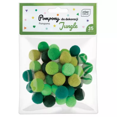 Interdruk Pompony do dekoracji Jungle