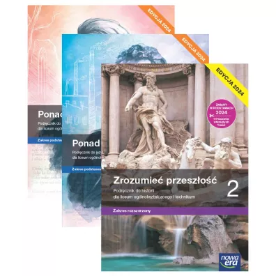 Pakiet podr�cznik�w: Ponad s�owami. Cz�� 1 i 2, Zrozumie� przesz�o��. Liceum i technikum. Klasa 2. Edycja 2024 - Anna R�wny, Ma�gorzata Chmiel, Pawe� Klint, Joanna Ko�cierzy�ska, Anna  Cisowska, Aleksandra Wr�blewska, Helena  Kusy