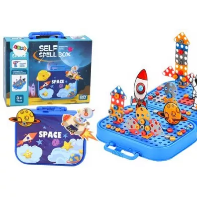 Uk�adanka Kosmos DIY walizka 228el LeanToys