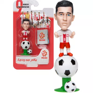Figurki Pi�karzy Reprezentacji Polski - Robert Lewandowski 9 (pi�karz, pi�ka, przewodnik kolekcjonerski)