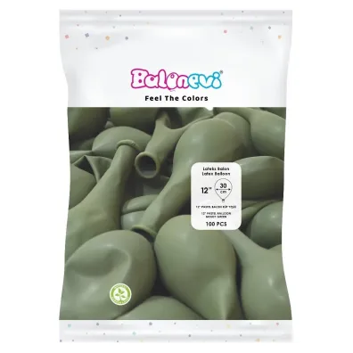 GoParty Balony lateksowe Pastel zgni�ozielone 30cm