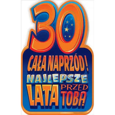 AbCard Kartka okoliczno�ciowa Urodziny 30