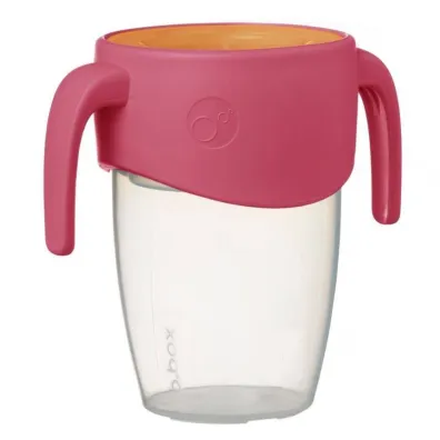 b.box Kubek 360 do nauki picia dla dzieci kubek treningowy niekapek strawberry shake 250 ml
