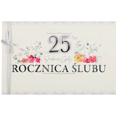 Karnet okazjonalny B6 z kopert� 25 Rocznica �lubu PAN DRAGON HM200-3230