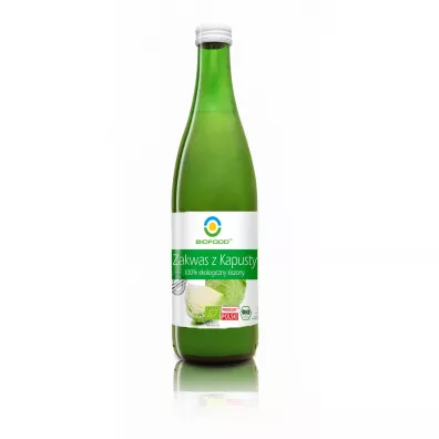 Bio Food Zakwas z kapusty 100% ekologiczny kiszony 500 ml Bio