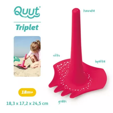 opatka wielofunkcyjna Triplet Calypso Red Quut