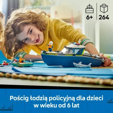 LEGO City Po�cig �odzi� policyjn� 60456