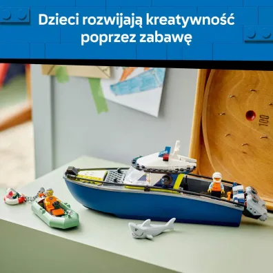 LEGO City Po�cig �odzi� policyjn� 60456
