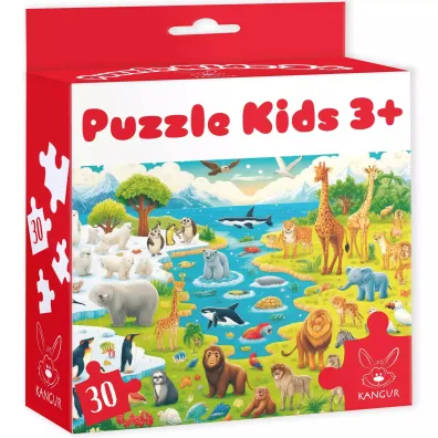 Puzzle 30 el. Kids Dzikie Zwierz�ta 3+ Kangur