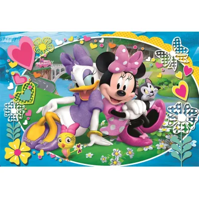 Puzzle 104 el. Maxi SuperColor. Minnie Happy Helpers Clementoni