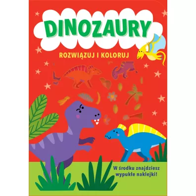 Rozwi�zuj i koloruj. Dinozaury