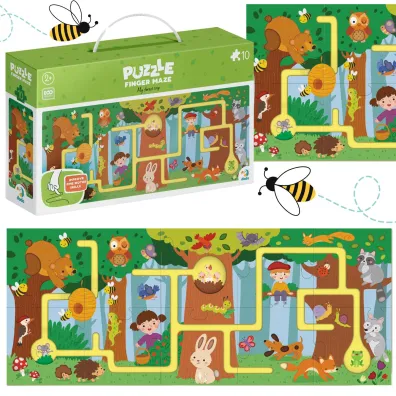 Puzzle labirynt Moja le�na wycieczka 300585 Dodo
