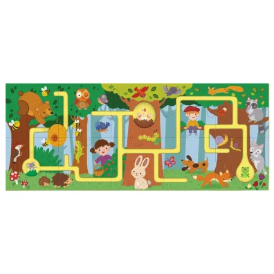 Puzzle labirynt Moja le�na wycieczka 300585 Dodo