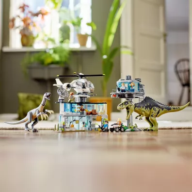 LEGO Jurassic World Atak giganotozaura i terizinozaura 76949