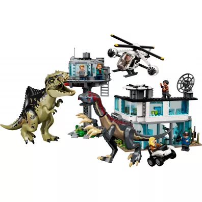 LEGO Jurassic World Atak giganotozaura i terizinozaura 76949