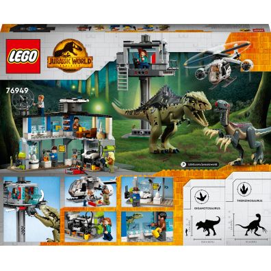 LEGO Jurassic World Atak giganotozaura i terizinozaura 76949