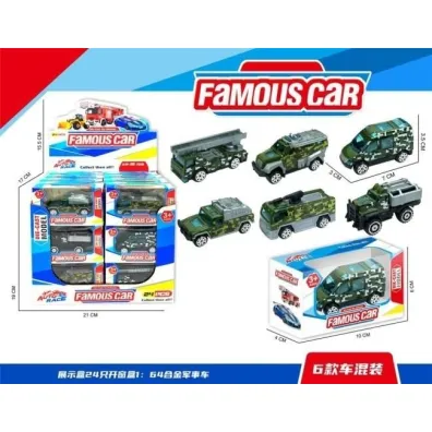 Auto metalowe MIX Merkpol