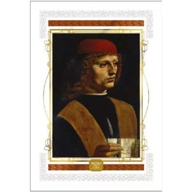 DaVinci Karnet B-3J 515 003 + koperta Leonardo DaVin 16x23 cm