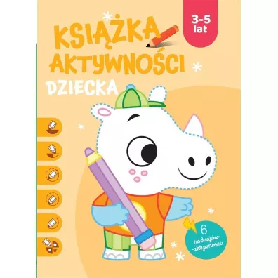 Ksi��ka aktywno�ci dziecka 3-5 lat. Pomara�czowa