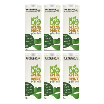 The Bridge Nap�j owsiany bez glutenu Zestaw 6 x 1 l Bio