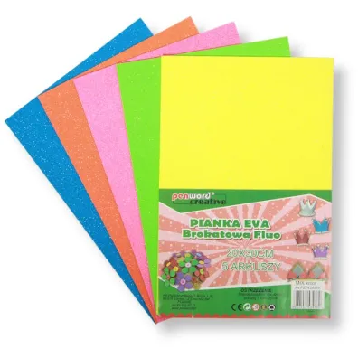 Penword Pianka fluo brokatowa 20x30 cm
