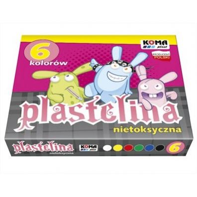 Koma-Plast Plastelina 6 kolorw