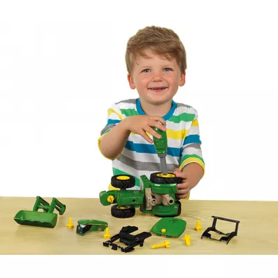 Traktor John Deere do skrcania na lawecie Klein