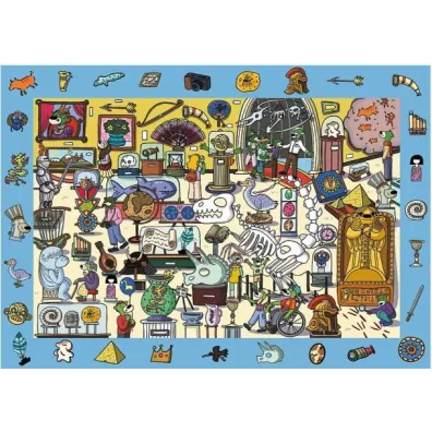 Puzzle obserwacyjne 100 el. Spy Guy Muzeum Trefl
