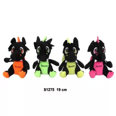 Smok "Krak�w" czarny neonowy 19cm MIX Sun-Day