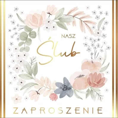 Kukartka Zaproszenie �lub