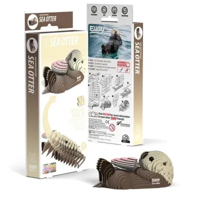 Puzzle Wydra Eugy. Eko Uk�adanka 3D Qelements
