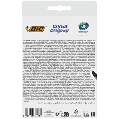 Bic D�ugopis Cristal Original 10 szt czarny