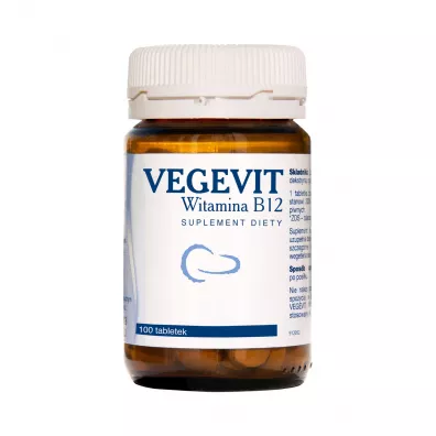 Vegevit Witamina B12 suplement diety 100 tab.