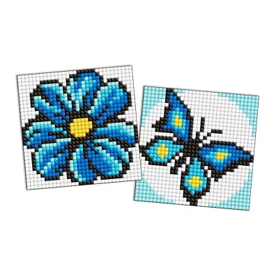 Diamentowa mozaika na magnesie IDEYKA 9x9 cm kids kolor niebieski